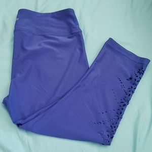 Maurices inmotion capri leggings 1X bluish purple